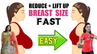 Reduce Breast Fat  Lift Breast Size in 14 Days  Easy Exercises To Reduce Breast Size Fast [upl. by Pinchas991]