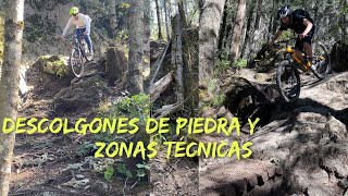 Descolgones y zonas tecnicas de MTB con la Belfort Yaluk 2022 y Trek Fuel ex 5 2021 [upl. by Kendre]