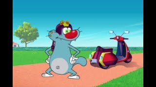 हिंदी Oggy and the Cockroaches  HIT THE ROAD OGGY S02E88 Hindi Cartoons for Kids [upl. by Arreip]