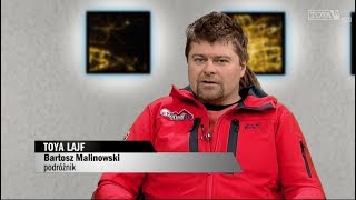 Bartosz Malinowski  Wielki Szlak Himalajski 2015  2019 Wywiad TV Toya [upl. by Oisacin]