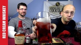 Red Cream Whiskey Cocktail HowTo [upl. by Zanlog]