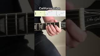 Californication Guitar  Tabs guitarcover guitartutorial guitarlesson guitartabs [upl. by Kimberly]