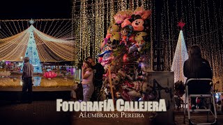 ¡¡Así son los alumbrados de Pereira🎄  Fotografía callejera en Colombia Vlog [upl. by Hettie]