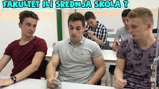 Srednja Škola vs Fakultet [upl. by Eniffit]