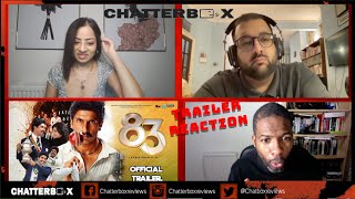 83  Official Trailer  Ranveer Singh Kabir Khan TRAILER REACTION  CHATTERBOX [upl. by Haldis72]