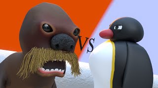 Pingu Vs The Giant Walrus The Battle For Family [upl. by Ahseek]