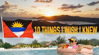 10 THINGS I WISH I KNEW BEFORE VISITING ANTIGUA AND BARBUDA [upl. by Vange642]