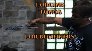 How to Forge a Pair of Tongs  Forging Tongs for Beginners [upl. by Xam]