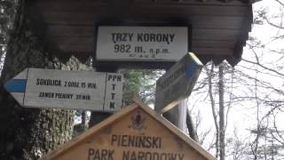 Trzy Korony z Krościenka nad Dunajcem  15042016r [upl. by Ahsael98]