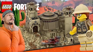 Building Tatooine in Star Wars in LEGO Fortnite [upl. by Fonville514]