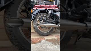 Royal Enfield Classic 350 Red Rooster Exhaust Sound  After Market Exhaust Change  Red Rooster [upl. by Otrebire489]