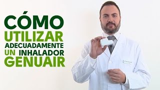 Cómo utilizar correctamente un inhalador Genuair Tu Farmacéutico Informa [upl. by Huba636]