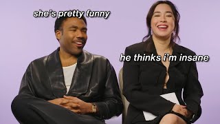 Donald Glover and Maya Erskine acting like a divorced couple for 5 minutes [upl. by Adabel]