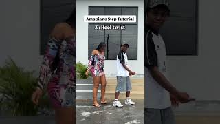 Amapiano Step Tutorial shorts tutorial dance [upl. by Ayokahs777]