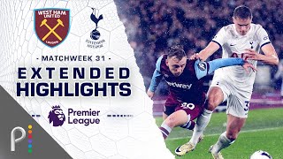 West Ham United v Tottenham Hotspur  PREMIER LEAGUE HIGHLIGHTS  422024  NBC Sports [upl. by Nyladgam624]