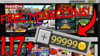 HOW TO GET UNLIMITED MINECOINS GLITCH  MINECRAFT BEDROCK EDITION  WORKING 2022 LATEST PATCH 119 [upl. by Ahsennek105]