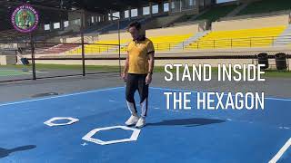 PFT 2020 Hexagon Agility Test  DepEd Iligan City [upl. by Shriner]