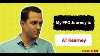 How To Get A PPO From AT Kearney  IIM Lucknow Student Suyash Somani [upl. by Maiocco]