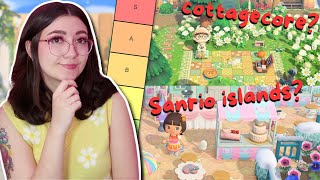 ranking popular Animal Crossing island themes [upl. by Notsirb]