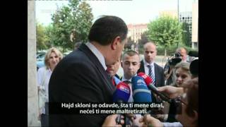 MILORAD DODIK  INCIDENT NAKON SASTANKA [upl. by Ellehcirt]