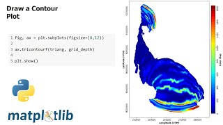 How to Draw a Contour Fill Plot on Unstructured Triangular Grid using Python [upl. by Menashem]