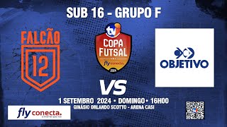 SUB16  Grupo H  Falcão 12 Sorocaba x Colégio Objetivo Itapetininga [upl. by Aelram802]