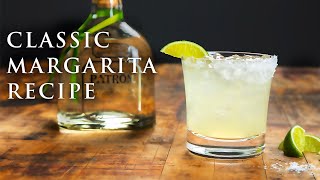 Classic Margarita Recipe  Easy Tequila Cocktails  Patrón Tequila [upl. by Vail989]