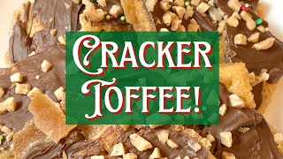 Cracker Toffee Recipe  Christmas Crack [upl. by Nidnerb]