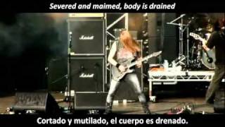 Bloodbath  Mass Strangulation LIVE HQ Subtitulos Español Lyrics Bloodstock 2010 [upl. by Ybhsa307]