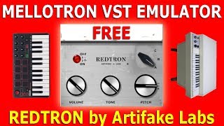 MELLOTRON Vst Emulator  REDTRON by Artifake Labs [upl. by Noived]