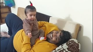 papa ki pari Hoti h betiya  Full Day With Papa [upl. by Yelad484]