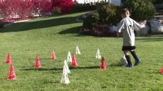 Soccer Drills for the Beginner  Dribbling 2 [upl. by Jeggar260]