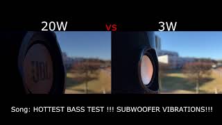 3W SPEAKER VS 20W SPEAKER [upl. by Nirraj]