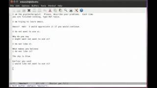 RT 2011 Screencast 04  emacs part 4  yet more emacs [upl. by Rubie]