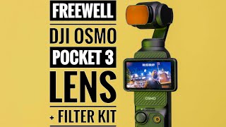 Freewell Macro  Wide Angle  Anamorphic Lens Kit for DJI Osmo Pocket 3 [upl. by Knorring]