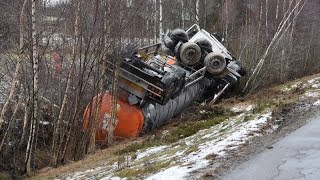 161129 Mohed Tankbilsolycka på väg 50 [upl. by Yema]