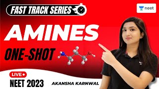 Amines in One Shot  NEET 2023  Chemistry  Akansha Karnwal [upl. by Mcspadden]