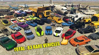 All Rare amp Secret Cars in GTA 5 Hidden Vehicle Locations Guide  Story Mode [upl. by Sug]