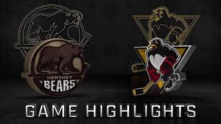 Hershey Bears 3 at WilkesBarreScranton Penguins 2 OT 121121 [upl. by Naillig]