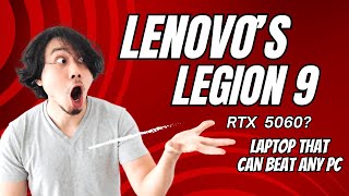 LENOVOS LEGION 9 THE ULTIMATE GAMING LAPTOP 😍🔥 lenovo laptop gaming [upl. by Arretak]