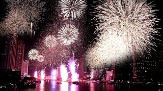 New Year 2021 Fireworks Bangkok at ICONSIAM Thailand [upl. by Huldah]