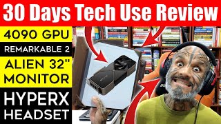 30 Day Use Review Of Remarkable 2 4090 GPU Dell Alienware 32quot Monitor amp HyperX Headset Video 7254 [upl. by Mark682]