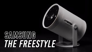 The Freestyle from Samsung Projector on the go Hands on review [upl. by Araeit]