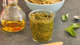 Cocina Bravo Pesto de Albahaca sin Lactosa Sagrario Matos [upl. by Demetra]