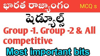 Indian Constitution Schedules Bits in Telugu  Trick to Remember 12 Schedules  Study iq jan [upl. by Silirama166]