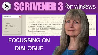 Scrivener 3 for Windows Dialogue Focus [upl. by Ellirehs]