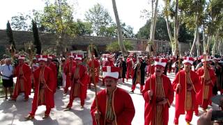 Ottoman military band marching into Topkapi Palace [upl. by Lon351]