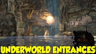 Ark Center Map UNDERGROUND ENTRANCE LOCATIONS [upl. by Isyad]