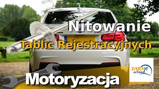 Nitowanie Tablic Rejestracyjnych Jedne tablice na całe życie pojazdu [upl. by Susette]