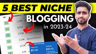 Best Niche Ideas For Blogging in 202324  Low Competition Blogging Niche Ideas for Beginners [upl. by Yelruc]